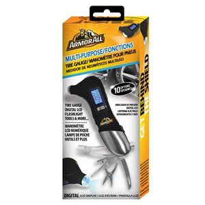 ARMOR ALL Multi-Purpose Digital Tire Gauge With Tools